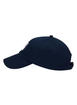 Gorra Tommy Jeans Heritage Structured algodón marino para hombre