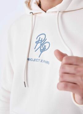 Sudadera Project x Paris PXP blanco para hombre