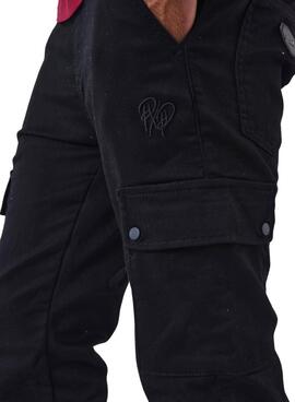 Pantalón Project x Paris cargo negro para hombre