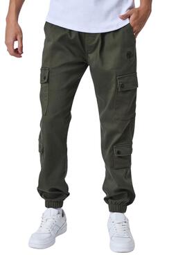 Pantalón Project x Paris cargo verde para hombre