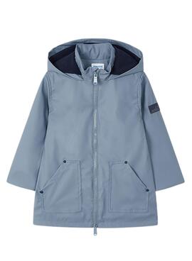 Parka Mayoral engomada gris para niño