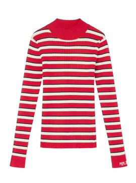 Jersey Pepe Jeans Wimberly rojo para niña