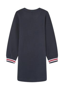 Vestido Pepe Jeans Tori algodón marino para niña