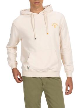 Sudadera El Pulpo Camper beige para hombre