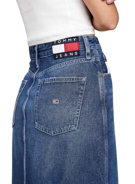 Falda Tommy Jeans Claire denim azul para mujer