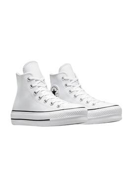 Zapatillas Converse Chuck Taylor All Star Leather Platform Blanco para mujer