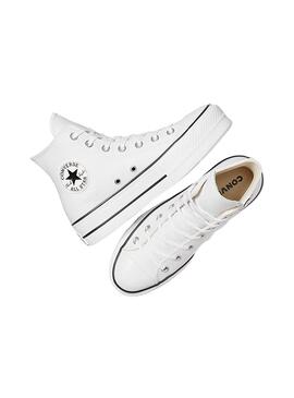 Zapatillas Converse Chuck Taylor All Star Leather Platform Blanco para mujer