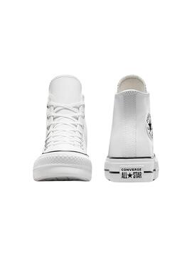 Zapatillas Converse Chuck Taylor All Star Leather Platform Blanco para mujer