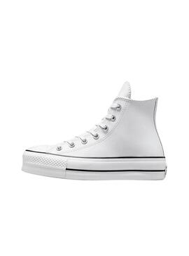 Zapatillas Converse Chuck Taylor All Star Leather Platform Blanco para mujer