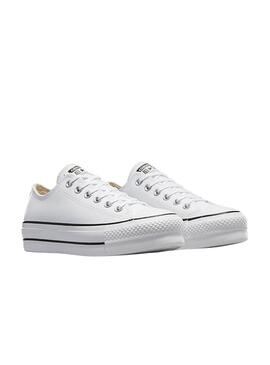 Zapatillas Converse Chuck Taylor All Star Leather Platform Blanco 