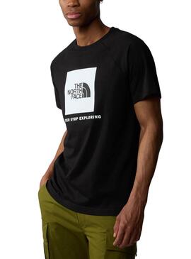 Camiseta The North Face Redbox negro para hombre