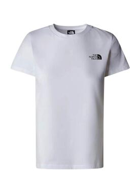 Camiseta The North Face Box blanco para mujer