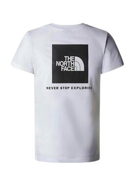 Camiseta The North Face Box blanco para mujer