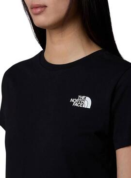 Camiseta The North Face Box negro para mujer