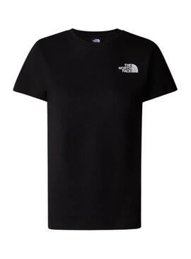 Camiseta The North Face Box negro para mujer