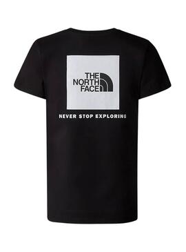 Camiseta The North Face Box negro para mujer