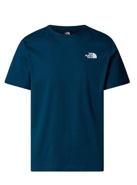 Camiseta The North Face Box azul para hombre