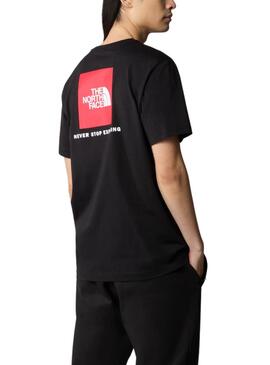 Camiseta The North Face Box negro para hombre