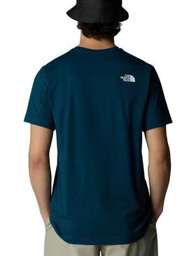 Camiseta The North Face Never Stop Exploring azul para hombre