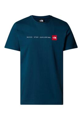 Camiseta The North Face Never Stop Exploring azul para hombre