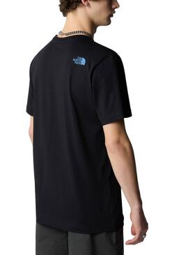 Camiseta The North Face Mountain Line negro para hombre