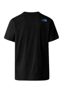 Camiseta The North Face Mountain Line negro para hombre