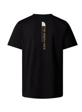 Camiseta The North Face Vertical logo negro para hombre