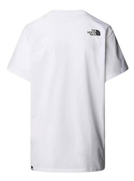 Camiseta The North Face Fine blanco para mujer