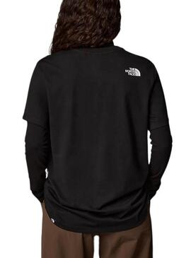 Camiseta The North Face Fine negro para mujer