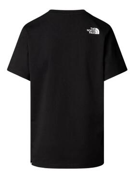 Camiseta The North Face Fine negro para mujer