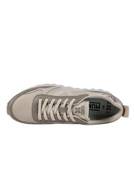 Zapatillas Munich Ripple 66 gris para mujer