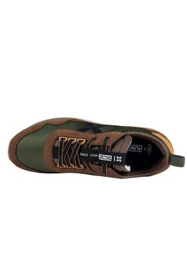 Zapatillas Munich UM 75 verde y marrón para hombre