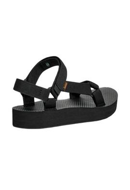 Sandalias Teva Midform Negro Para Mujer