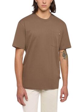 Camiseta Dickies Luray marron para hombre