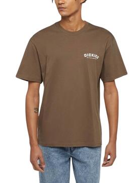 Camiseta Dickies Builder marrón para hombre