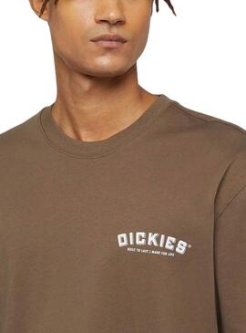 Camiseta Dickies Builder marrón para hombre