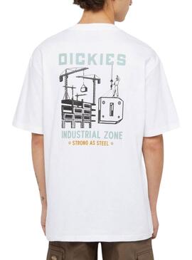 Camiseta Dickies Industrial Zone blanco para hombre