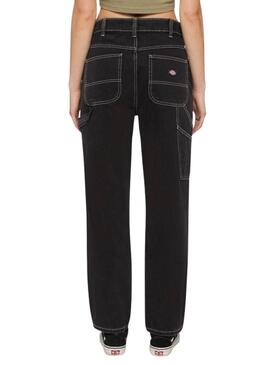 Pantalón vaquero Dickies Ellendale negro para mujer