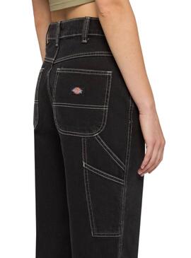 Pantalón vaquero Dickies Ellendale negro para mujer