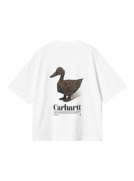 Camiseta Carhartt Fold Leo blanco para mujer