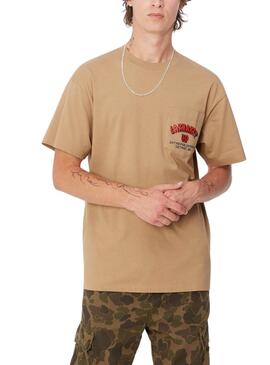 Camiseta Carhartt Super Tired tostado para hombre