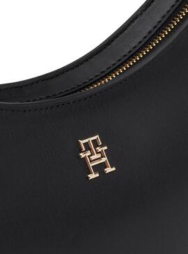 Bolso Tommy Hilfiger Saddle negro para mujer