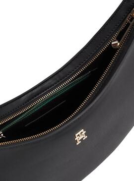 Bolso Tommy Hilfiger Saddle negro para mujer