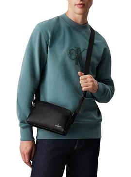 Bolso Calvin Klein Jeans Monogram negro para hombre