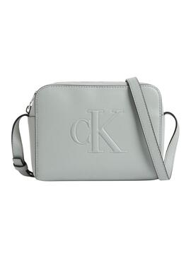 Bolso Calvin Klein Camera gris para mujer