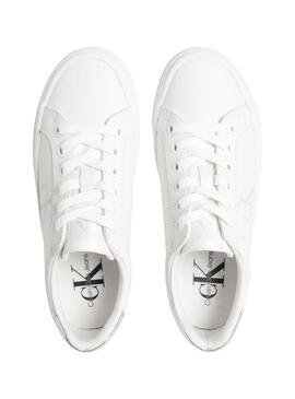 Zapatillas Calvin Klein Jeans Bold blanco para mujer