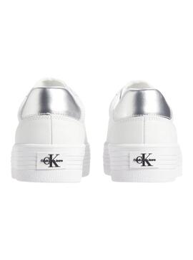 Zapatillas Calvin Klein Jeans Bold blanco para mujer