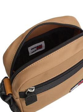 Bolso Tommy Jeans Daily Reporter tostado para hombre