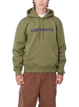 Sudadera Carhartt Hood verde para hombre