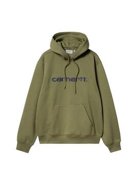 Sudadera Carhartt Hood verde para hombre